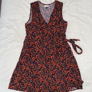 Universal Thread | flowered wrap mini-dress